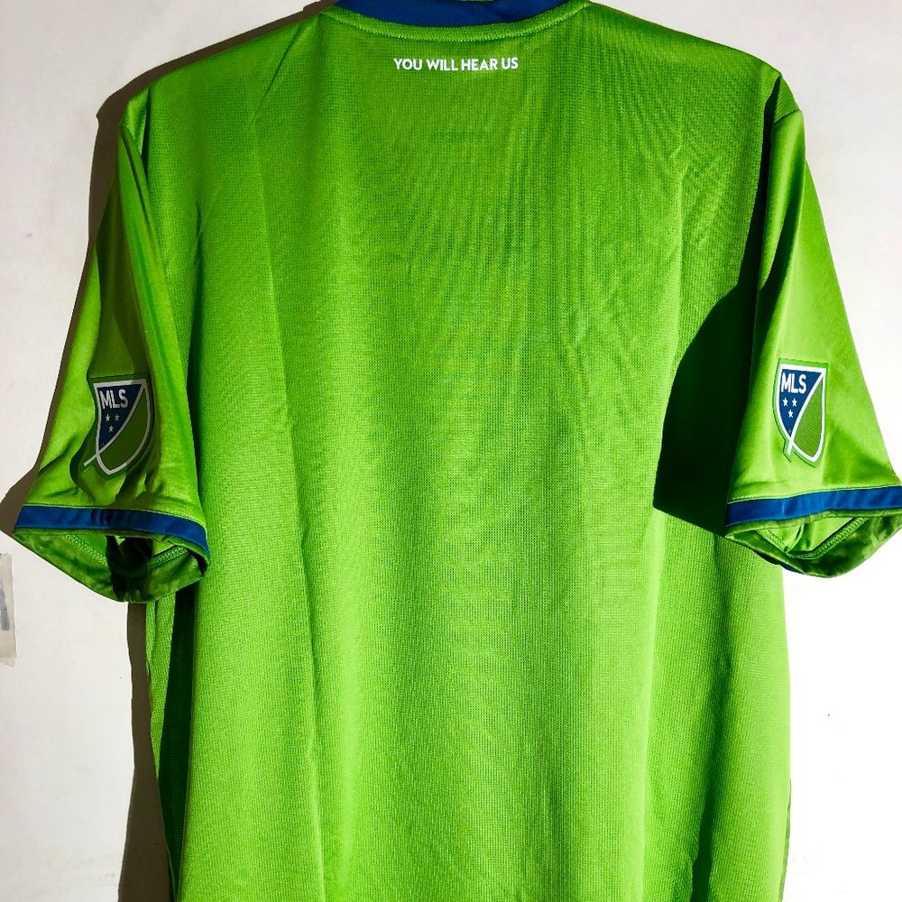 ADIDAS MLS SEATTLE SOUNDERS Onfield Men's JERSEY Sz XS,S,M,L,XL,2XL New $130 - Picture 2 of 4
